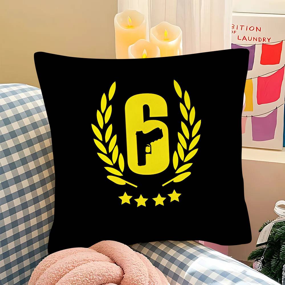 

Наволочка Rainbow Six Siege Модная квадратная наволочка Спальня Диван Комната Ин Декор Досуг Чехол для подушки 16x16Inch
