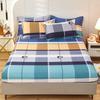 1 skin-friendly Bed Cover  cotton  Printing fitted sheet with elastic band, single/queen/king size (without pillowcases)