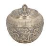 Tea Canister Vintage Alloy Tea Bag Canister Decorative Loose Tea Storage Container Multipurpose Tea Jar for Kitchen