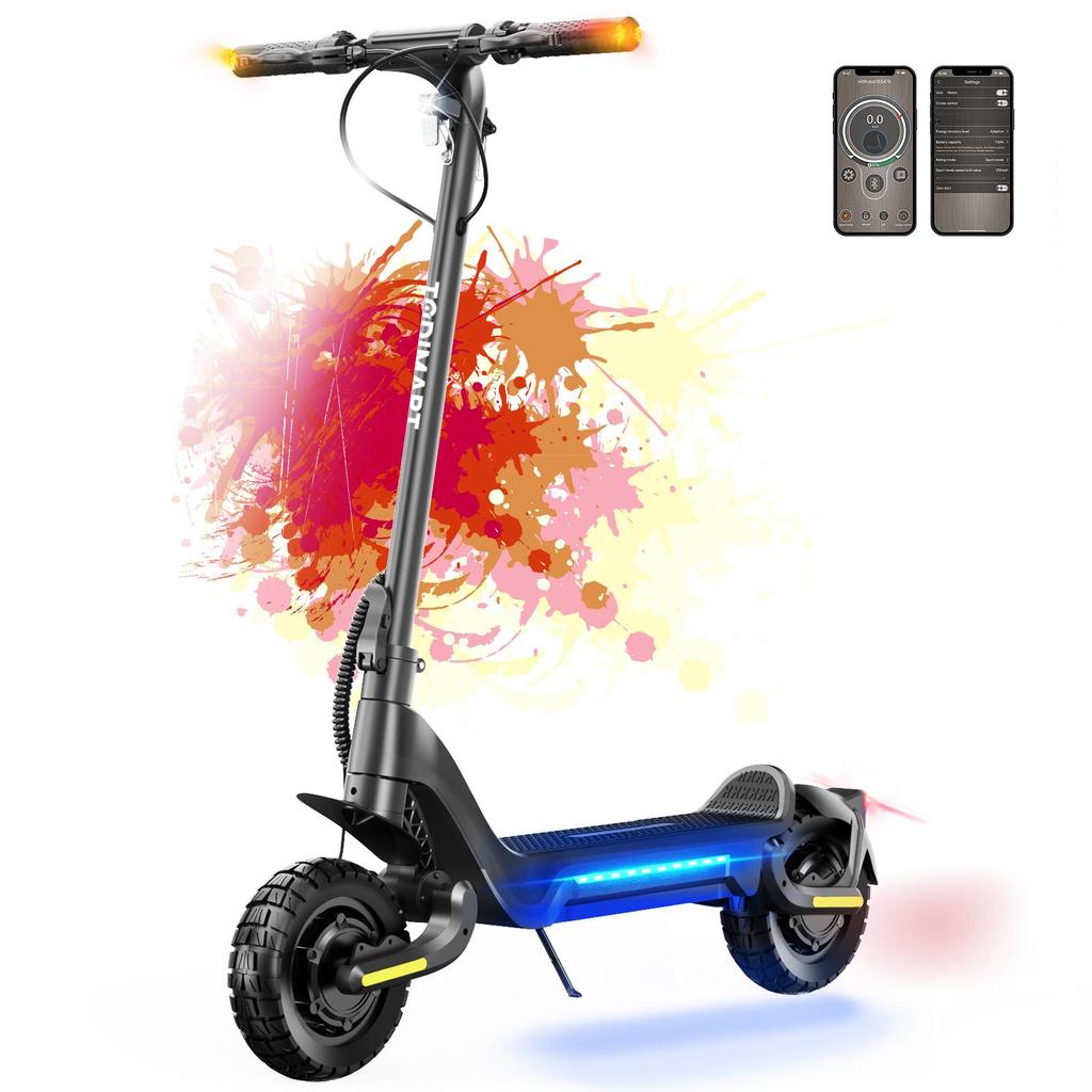 TODIMART X5S All-Terrain Electric Scooter 48V18.2AH Battery 10 Inch Off-Road Tires 1000W*2 Dual Motor Powerful E-Scooter