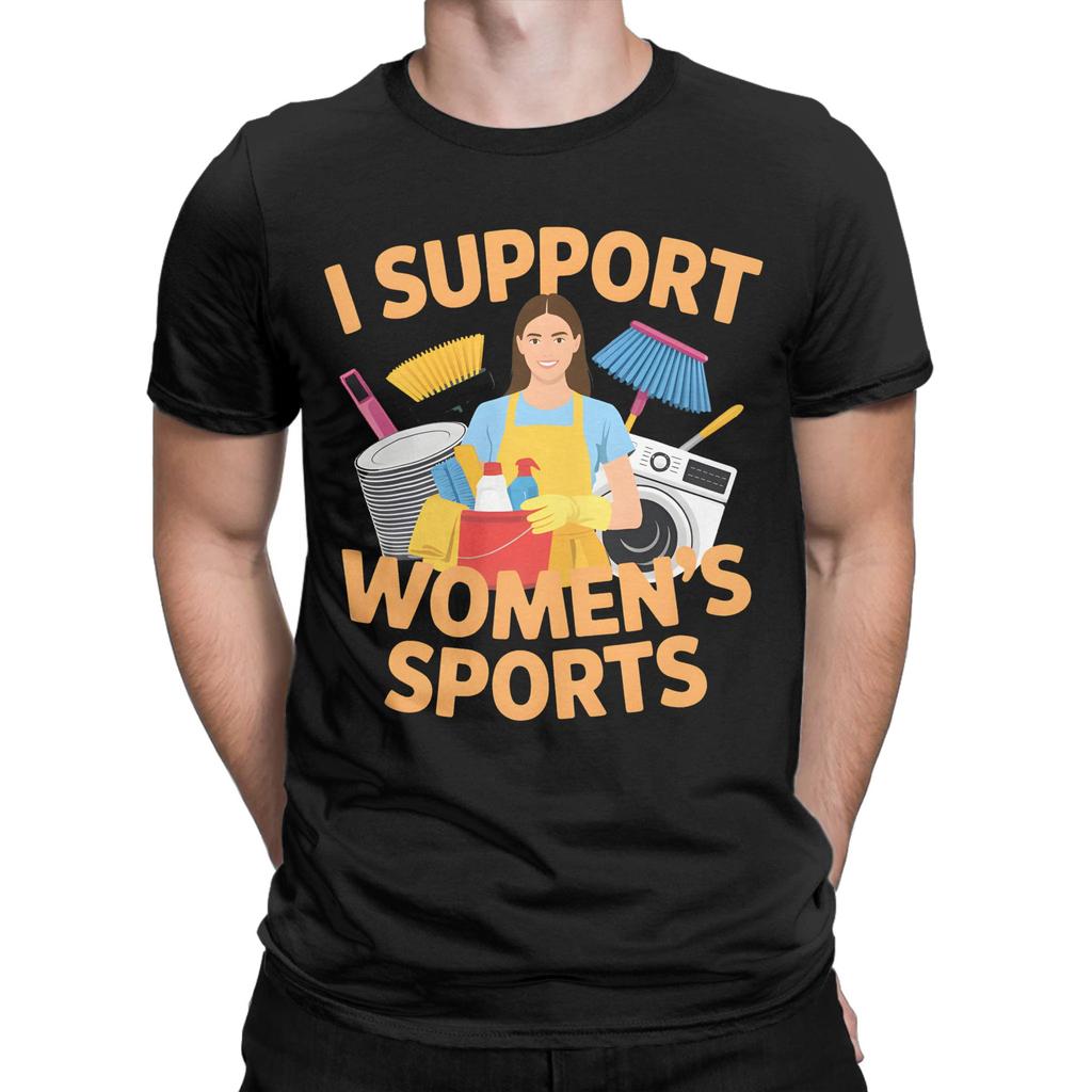 Unisex TShirts I Support Unisexs Sports Strong EmpowerUnisext Novelty Pure Cotton Tee Shirt Short Sleeve T Shirts O Neck Clothes