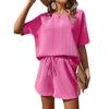 Dames casual outfits T-shirt met korte mouwen en shorts met trekkoord Zomer tweedelige pakset