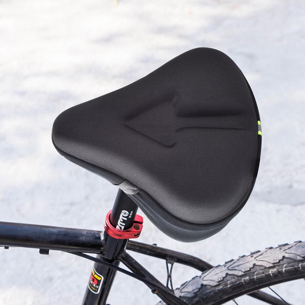 Bicycle 3D Saddle Cover Cushion Large Silicon Gel Padded Bike Seat Cover Soft Bike Saddle Thickened Seat Bycicle Accesories