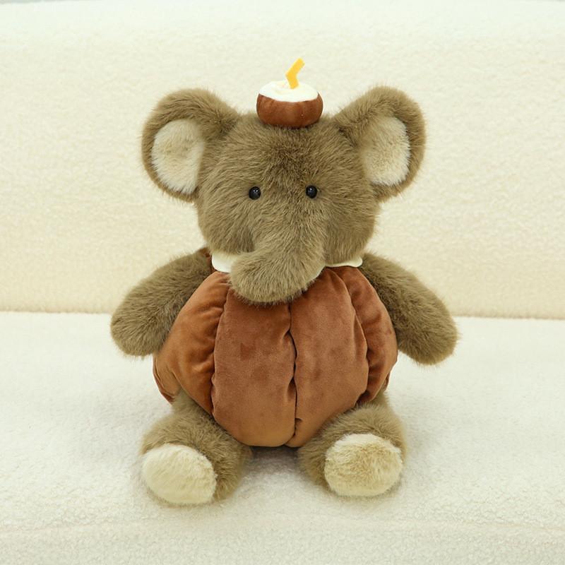 Fruit Orange Coconut Bear Strawberry Rabbit Plush Toy Cute Baby Doll Figure