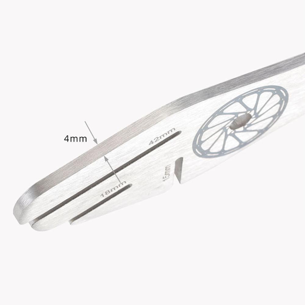 3 Opening Bike Disc Correction Wrench Stainless Steel Bicycle Brake Wrench Disc Brake Adjustment