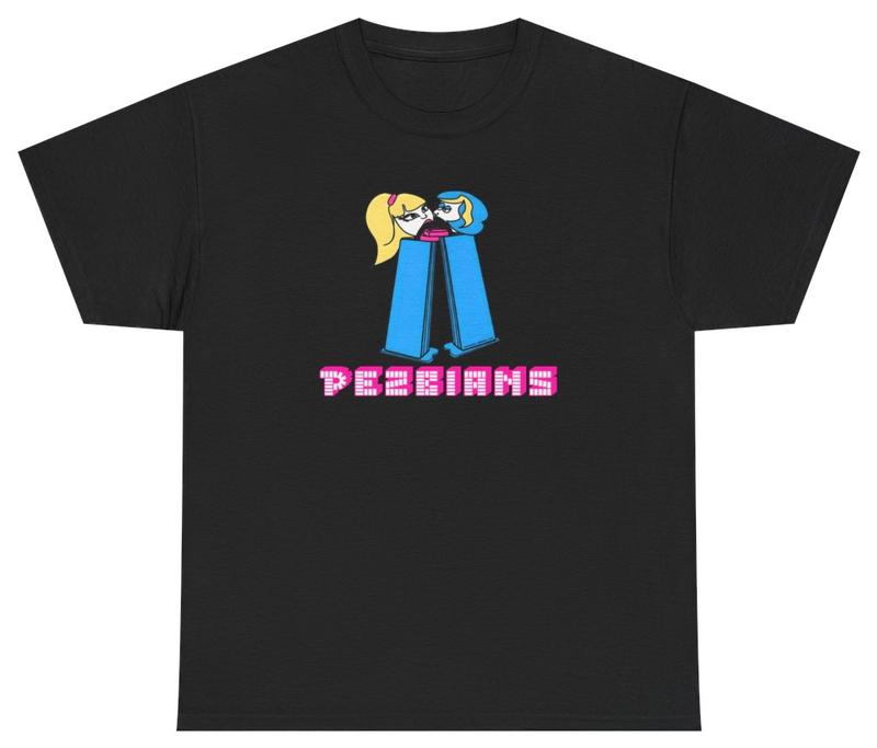 Pezbians Tee Unisex T-Shirt Funny Sarcastic Humor Tee L