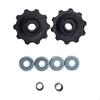 2Pcs Pulley Conversion Set with Wheel Caps and Bushings 6mm Jockey for High