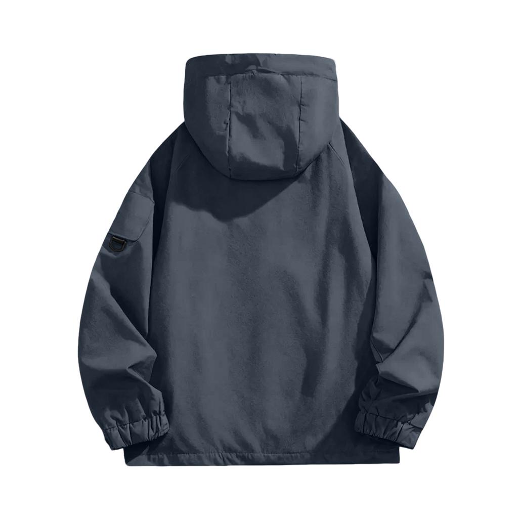 Women's Solid Color Long Sleeved Hooded Outdoor Suit Windproof And Thin Jacket