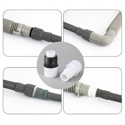 Waschmaschinen-Ablaufschlauch-Verlängerungsadapter | 25mm/30mm Durchmesser Verbinder, Kunststoffmaterial