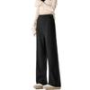 Trendy Maternity Drawstring Gray Pants: Wide-Leg and Narrow Straight-Leg Options for Spring and Autumn
