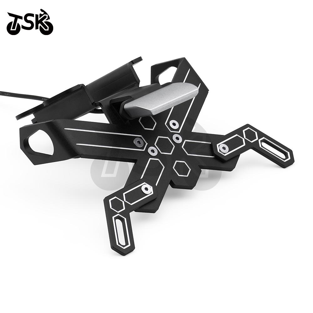 License Plate Holder LED Light For YAMAHA MT07 MT 07 2014-2020 Motorcycle Tail Tidy Fender Eliminator Rear Bracket FZ07