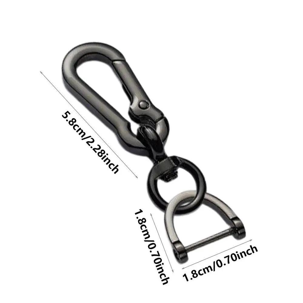 Carabiner for Car Keys Metal Car Keyring Keychain Men's Key Chain Holder Creative Horseshoe Buckle Hanging Key Rings Accessories