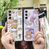 Wristband Cartoon Phone Case For Samsung Galaxy A16 5G/SM-166P/E Dirt-resistant Anti-knock Fashion Design Back Cover