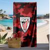 Athletic Bilbao Football Print Beach Towel, Large Soft Quick Dry Towel for Beach Camping Swimming