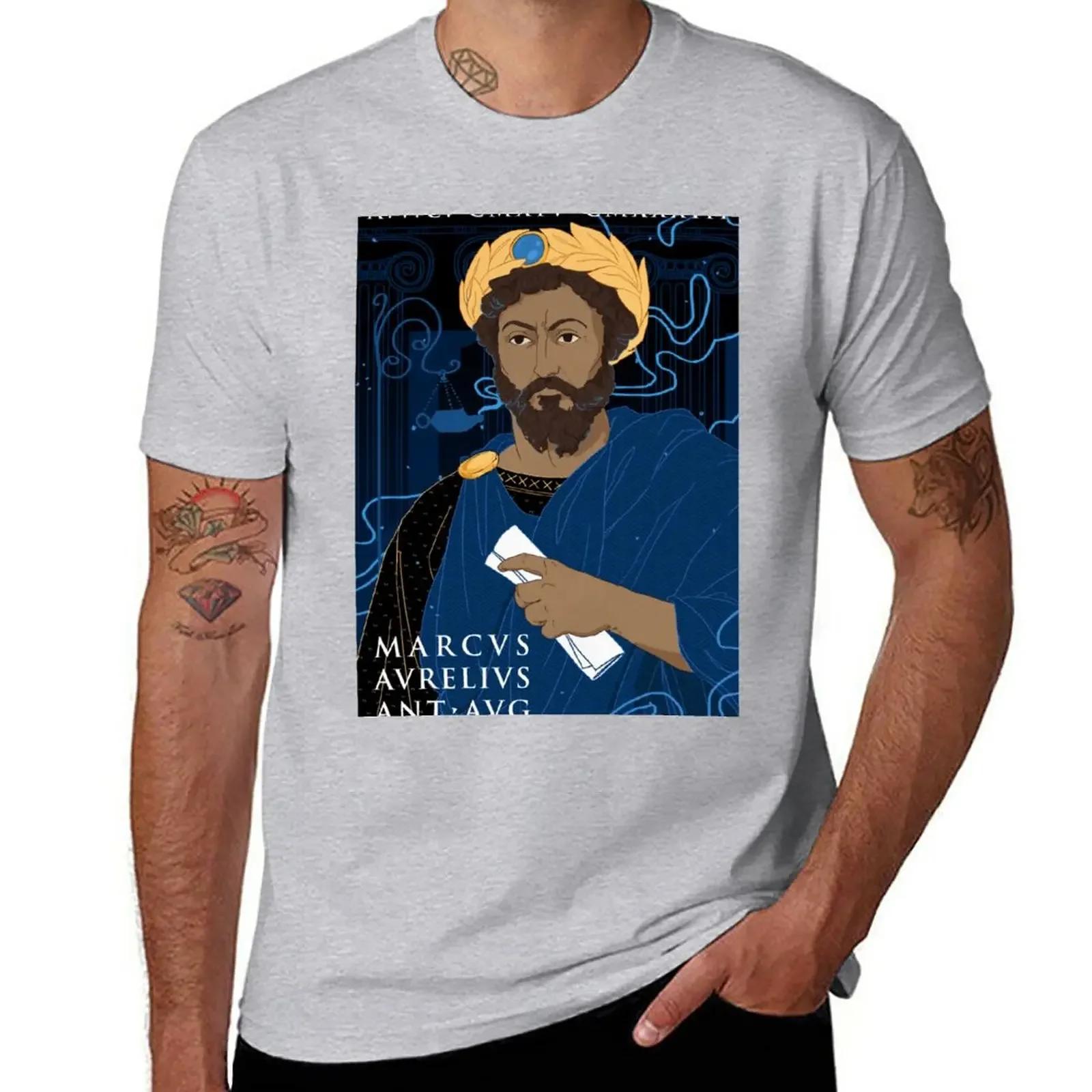 

Marcus Aurelius TShirt cute tops vintage t shirts for men graphic S