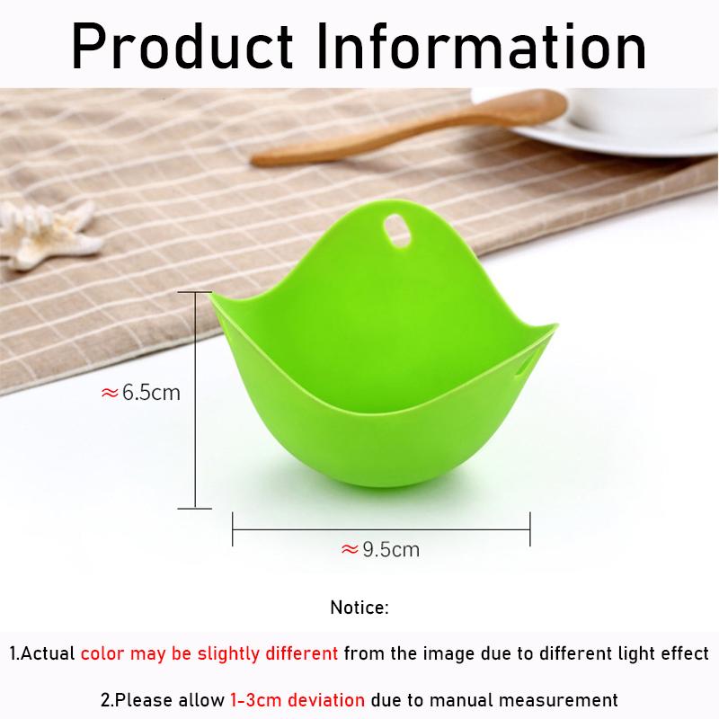 4pcs/set Silicone Egg Poacher,Durable Small Egg Boiler for Kitchen Tool Accessory,Non-stick Pan Egg Mold Cups for Cooking Gadget