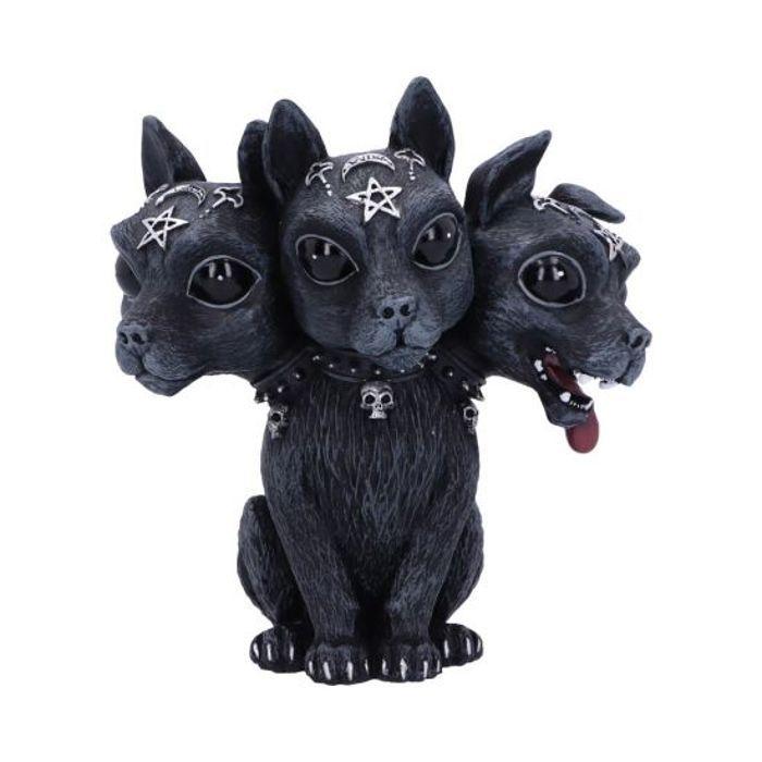 Figurine - nemesis now - cult cuties cerberus - noir - 10,5 cm - résine