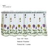1 Sheet  Window Sheer Perforated Delicate Polyester Beautiful Embroidered Window Voile Curtain Household Supplies
