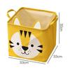 Cute Cloth Toy Storage Box Cartoon Dustproof Dirty Clothes Basket Large Capacity Multifunctional Folding Storage Basket Home
