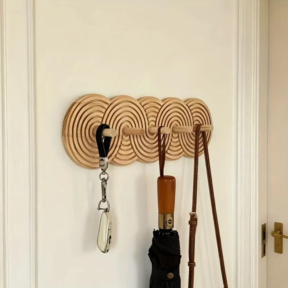 Modern Key Storage Rack Bohemian Style Umbrella Storage Shelf Clothes Storage Holder  Wall Storage