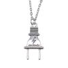 Hair Dryer Charm Necklace Hairstylist Hairdresser Pendant Salon Stylist Gift Jewelry 43cm Chain