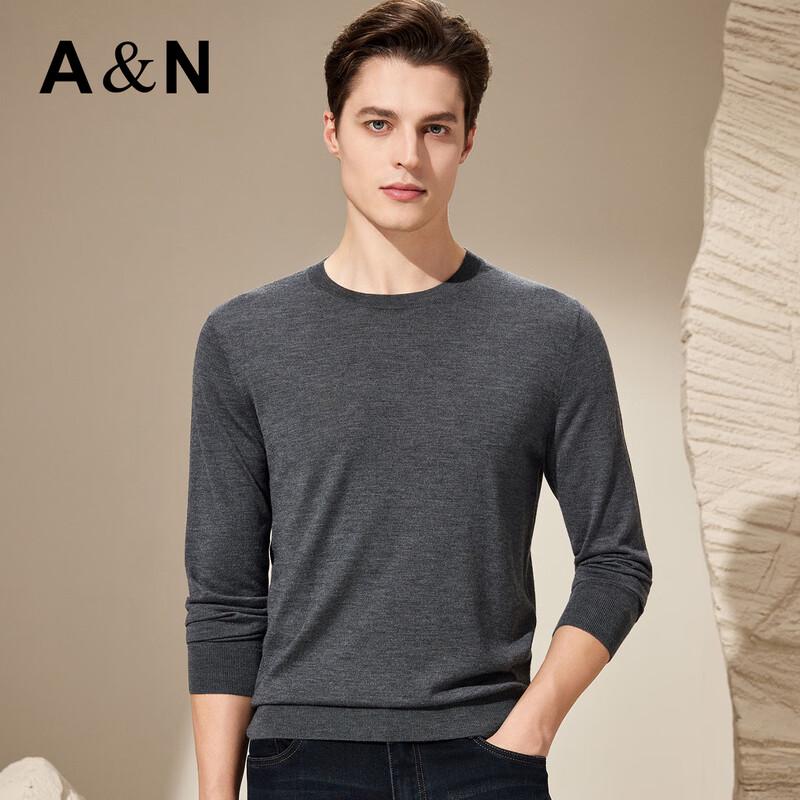 Antonio Men's 100% Cashmere Lightweight Round Neck Sweater