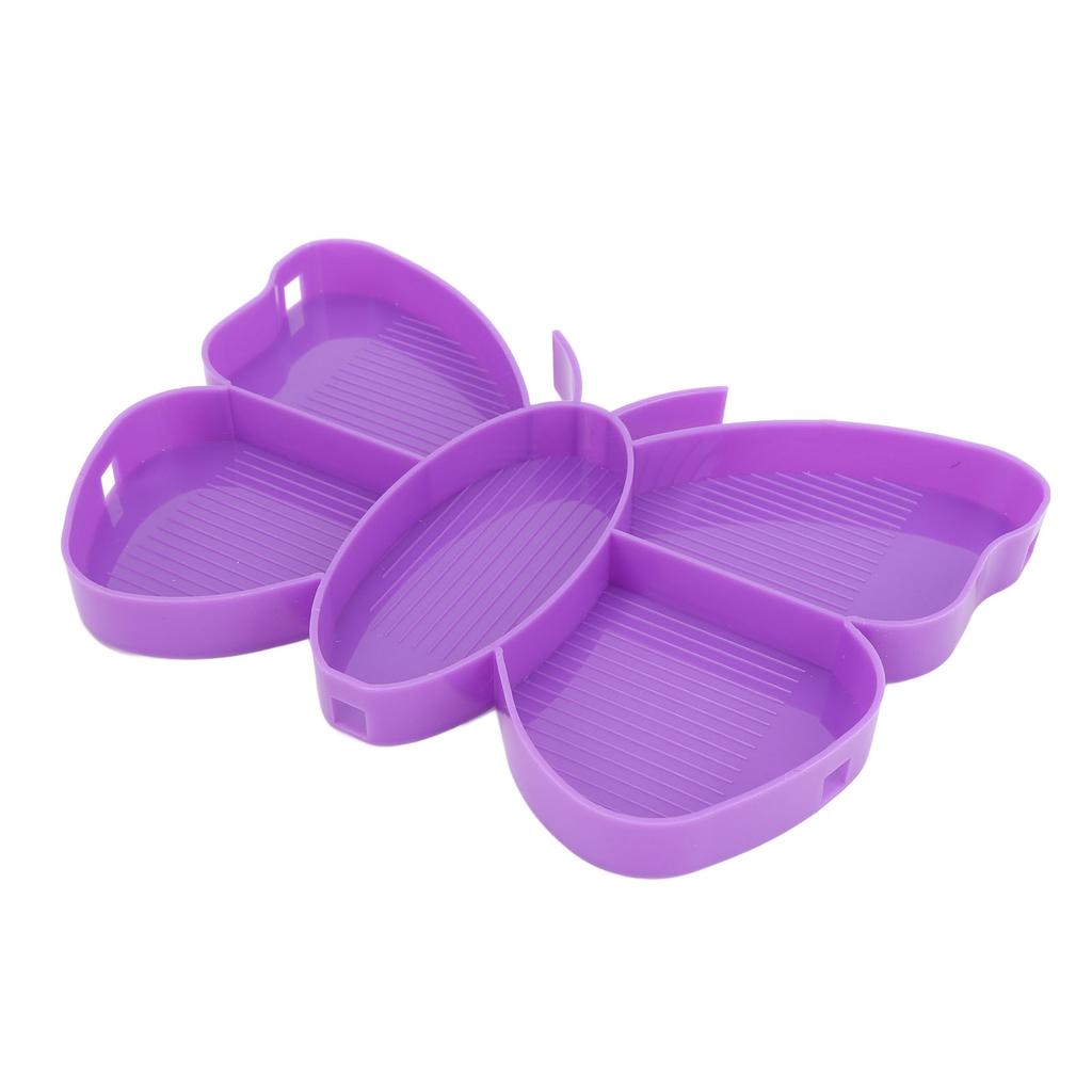 Rhinestone Painting Tool Kit 5 Grid Butterfly Plate 28 Slots Storage Container 4 Pens Rhinestone Pai