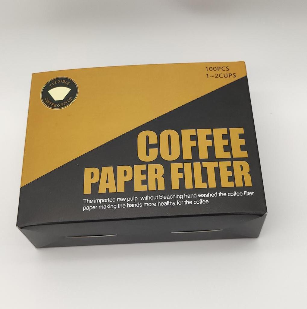 U102 Coffee Filter Paper for Mocha, V60, Drip, and Vietnamese Coffee - 100 Sheets