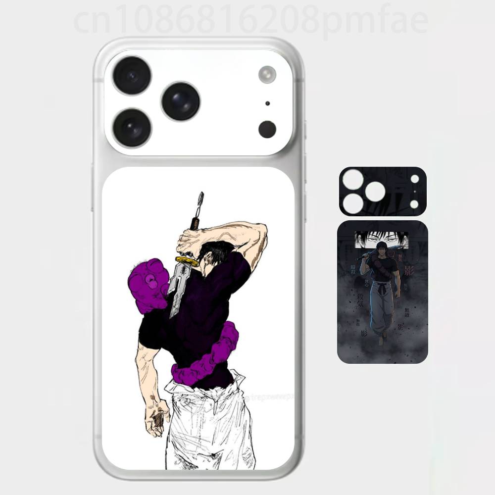 

Toji Fushiguro Jujutsu K-Kaisen 3D Full Body Skin Decal for iPhone 17/Pro/Pro Max Color Rear Protective Sticker iPhone17promax