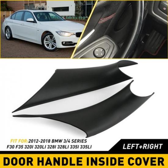 Inner Door Pull Handle ide Cover Protect Case For BMW 3/4 Series F30 F35 2PCS