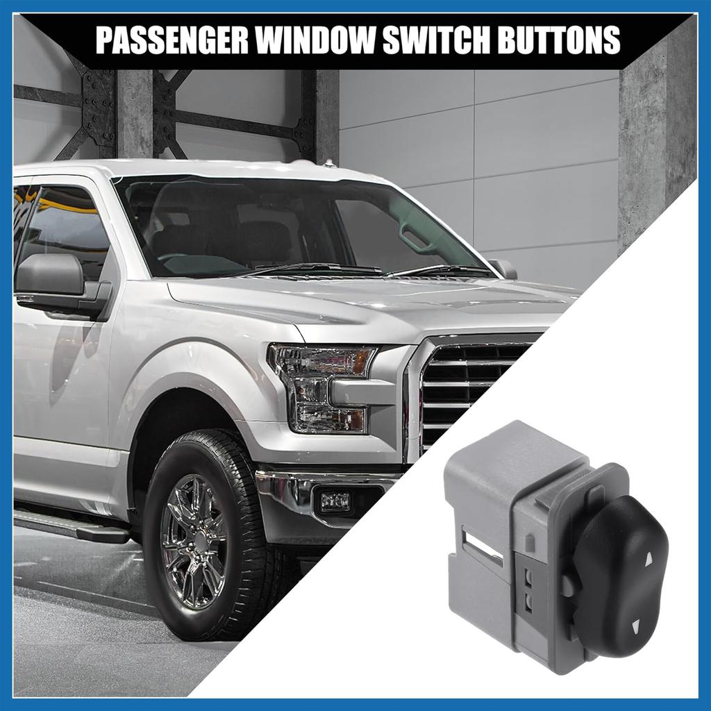 No.F65Z14529AAA Car Power Window Switch for Ford Expedition F-150 F-250 / Right Passenger Side/Window Control Switch Buttons/Durable / 1 Pcs Item