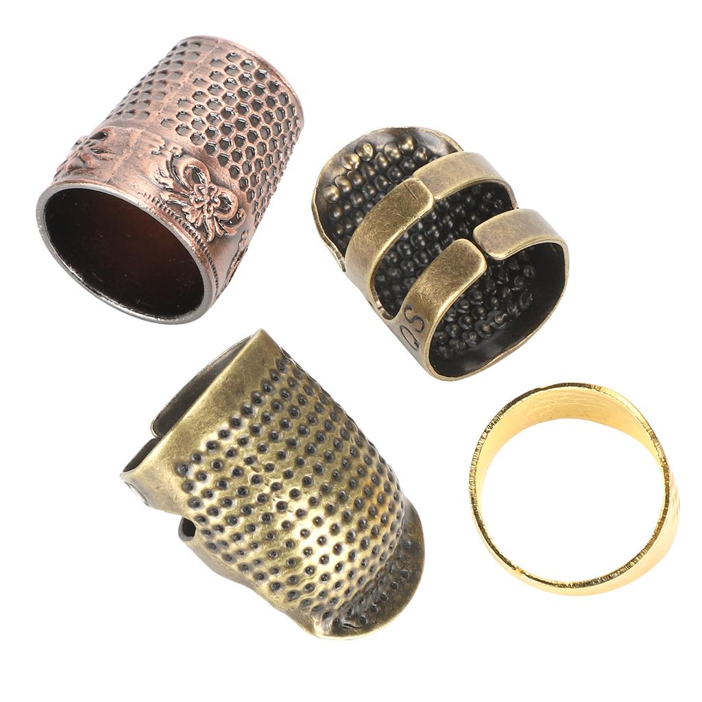 Zestaw naparstków do szycia Ochraniacz na palec Haft krzyżykowy Gospodarstwo domowe Ręczne Robienie na drutach Pikowanie DIY Narzędzia