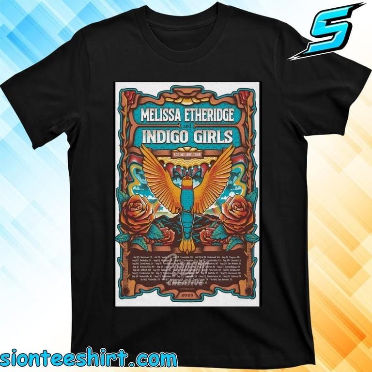 Indigo Girls Yes We Are Tour 2025 Poster T-Shirt Unisex T-Shirt XL
