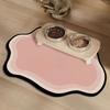 Minimally Designed Pet Feeding Mat Cat and Dog Absorbent Anti Slip Cat Bowl Mat Durable Natural Rubber Floor Mat Feeding Mats