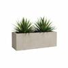 ARTEVASI Jardiniere - SYDNEY - Plastique - Creme - 80 cm - 57 L - Dimensions: 79.5x29.5x29.5 cm