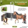 Children's Prancing Horse and Jockey Toy Set