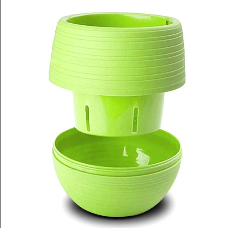 Colourful Mini Round Plastic Plant Flower Pot Garden Home Office Decor Planter