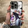 Anime Gojo Satoru JUJUSU Soft Phone Case For iPhone 15 16 17 Air 14 Pro Max 16E Plus 13 12 Mini Plating Anti-Fall Fundas