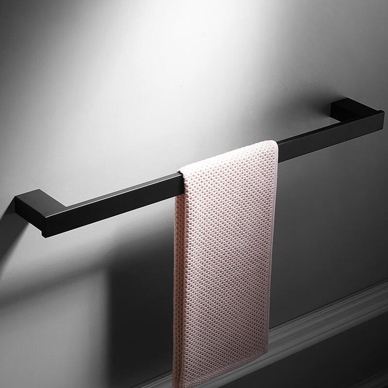 Stainless Steel Single Rod Adhesive Towel Rack