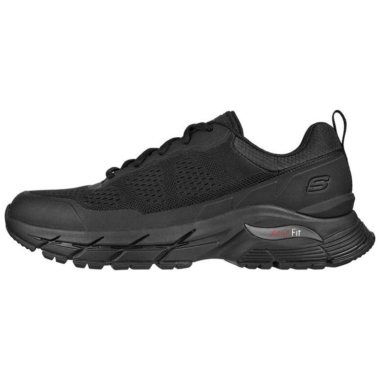 Skechers Arch Fit Baxter Удобные Спортивные Износостойкие Дышащие Низкие Повседневные Кроссовки Мужские Черный 210353-BBK 41.5
