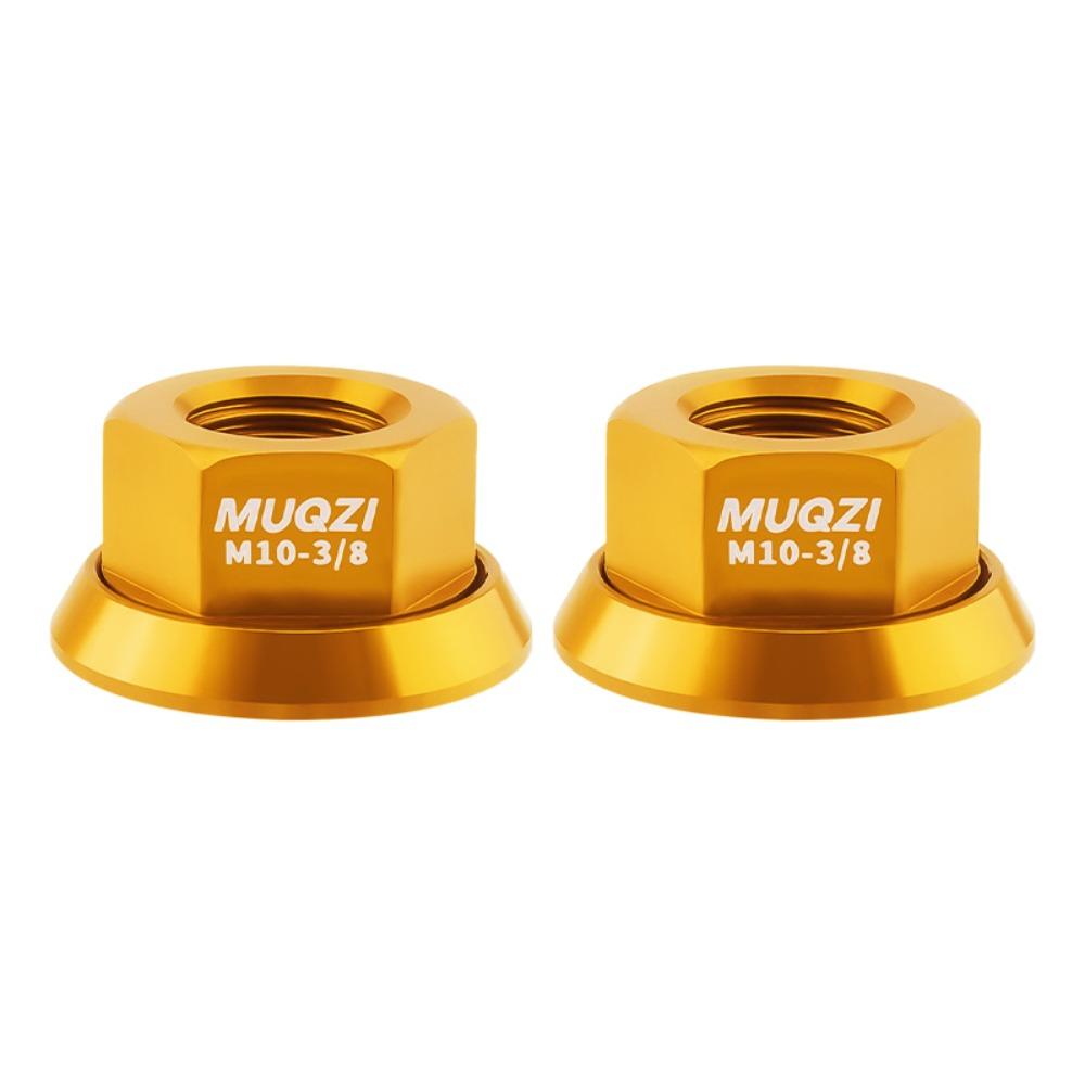 2pcs High Strength Rear Axle Screw Aluminum Zinc Zinc Alloy Bike Accessories Bicycle Hub Nut Cycling