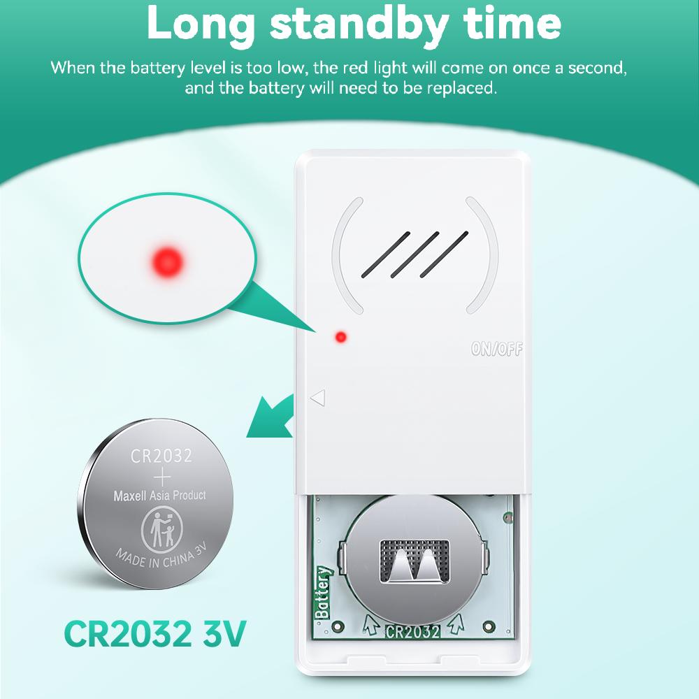Magnetic Security Sensor Refrigerator Door Alarm Windows Open Alarms 60 Seconds Delay Loud 96 dB for Home, Store, Offic