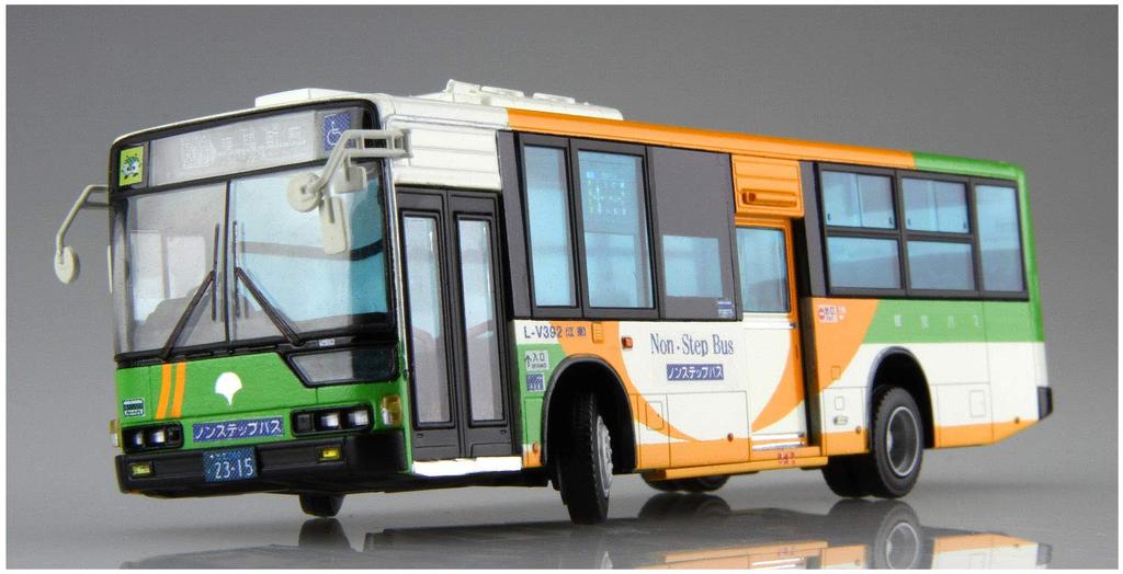 Aoshima Bunka Kyozaisha Working Vehicle Series Mitsubishi Fuso MP37 Aerostar Metropolitan Bureau of Plastic model 1/80 No.1 (Tokyo Transportation)