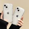 For Apple 17Promax Transparent Simple Mobile Phone Case All-inclusive Anti-fall for IPhone16 Fine Hole Silicone 13 Thickened