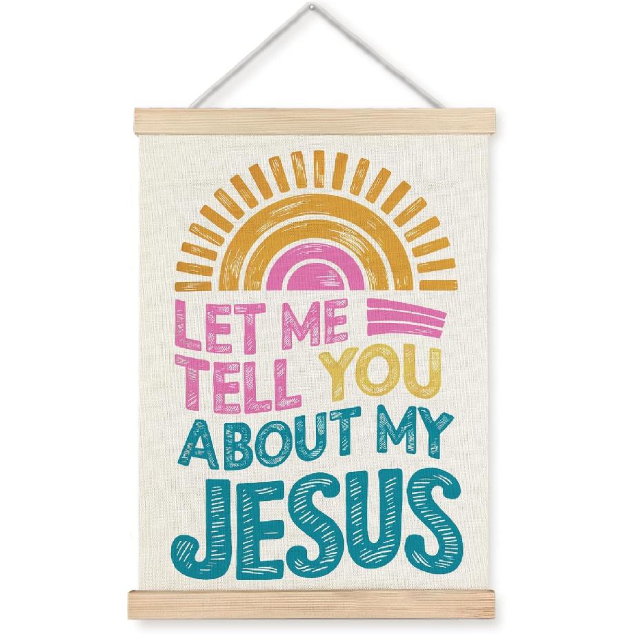WUCHJ Psalm 61:2 Christian Wall Art Poster, pirational Christian Wall Decor, When My Heart is Overwhelmed Bible Verses Canvas Prints Artwork for Home