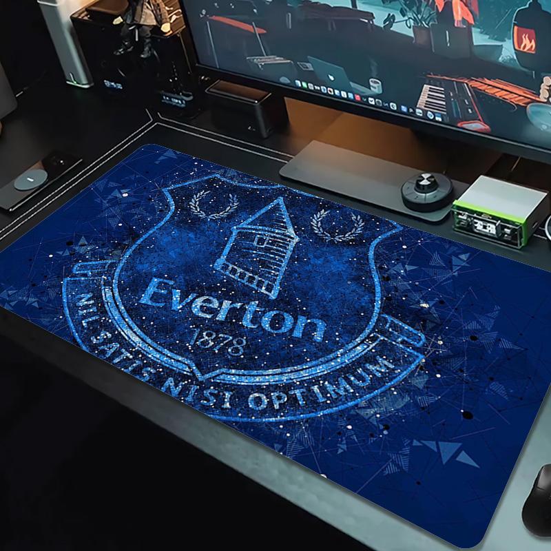 Everton FC Color Mouse Pad Large Gaming Table Cushion Non-slip Laptop Tablet Big Mousepad XXL Mat Mini PC Playmat With Lock edge