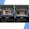 Truck Bed Cargo Net Nylon Universal Heavy Duty Truck Storage Mesh Pouch Pickup Cargo Organizer Trunk Mesh Cargo Net (51X18 Inch)