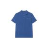 Polo T-Shirt SS24 Solid Color Small Pony Embroidered Pullover Short Sleeve Kids Tops Blue 323703632-163