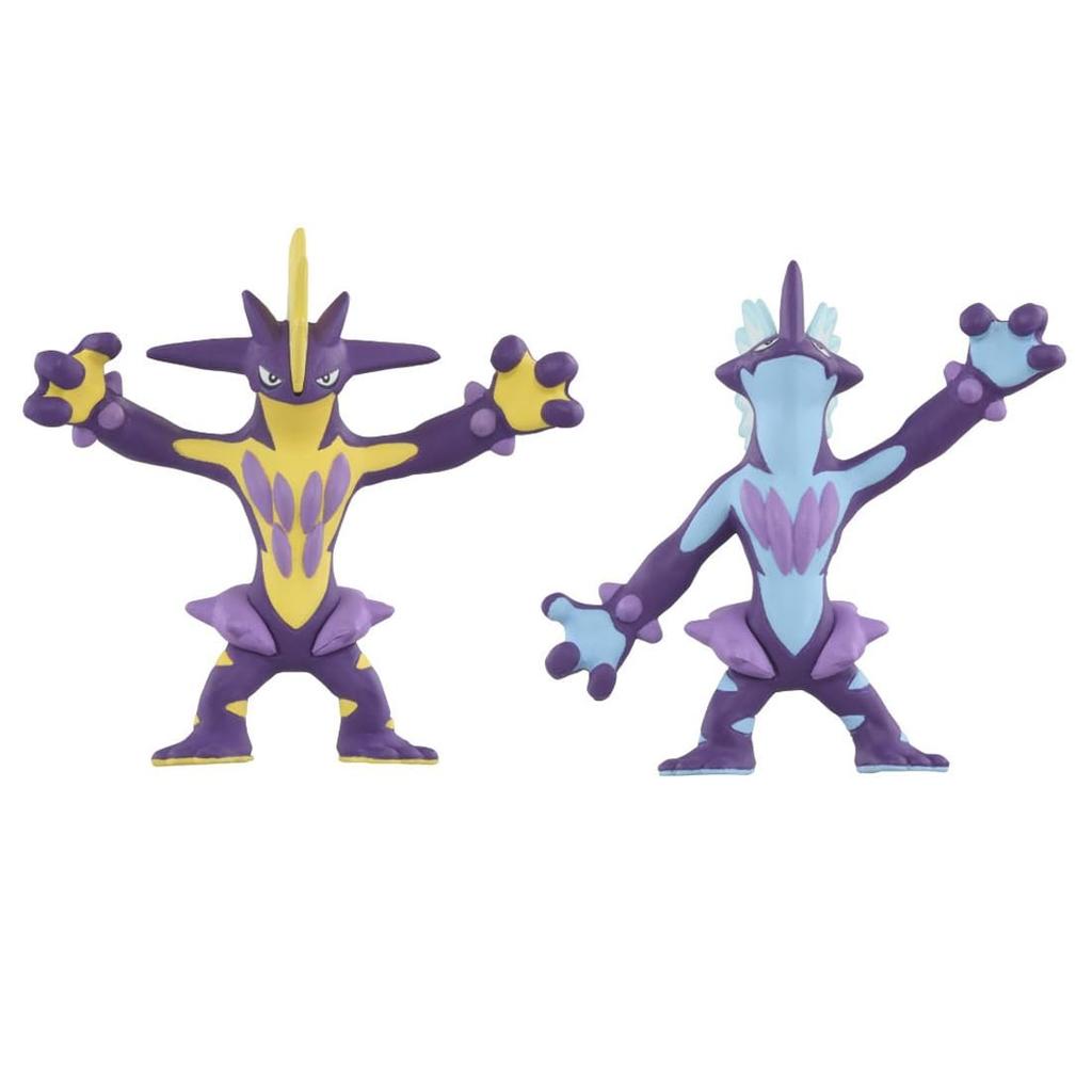 Takara Tomy Pokemon Moncolle Toxtricity Set (Amped Form & Low Key Form) High Quality Figure Set