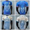 Mens Short Sleeve Soccer Jersey Training Kit Home Away Version Breathable Quick Dry Football Uniform Adult